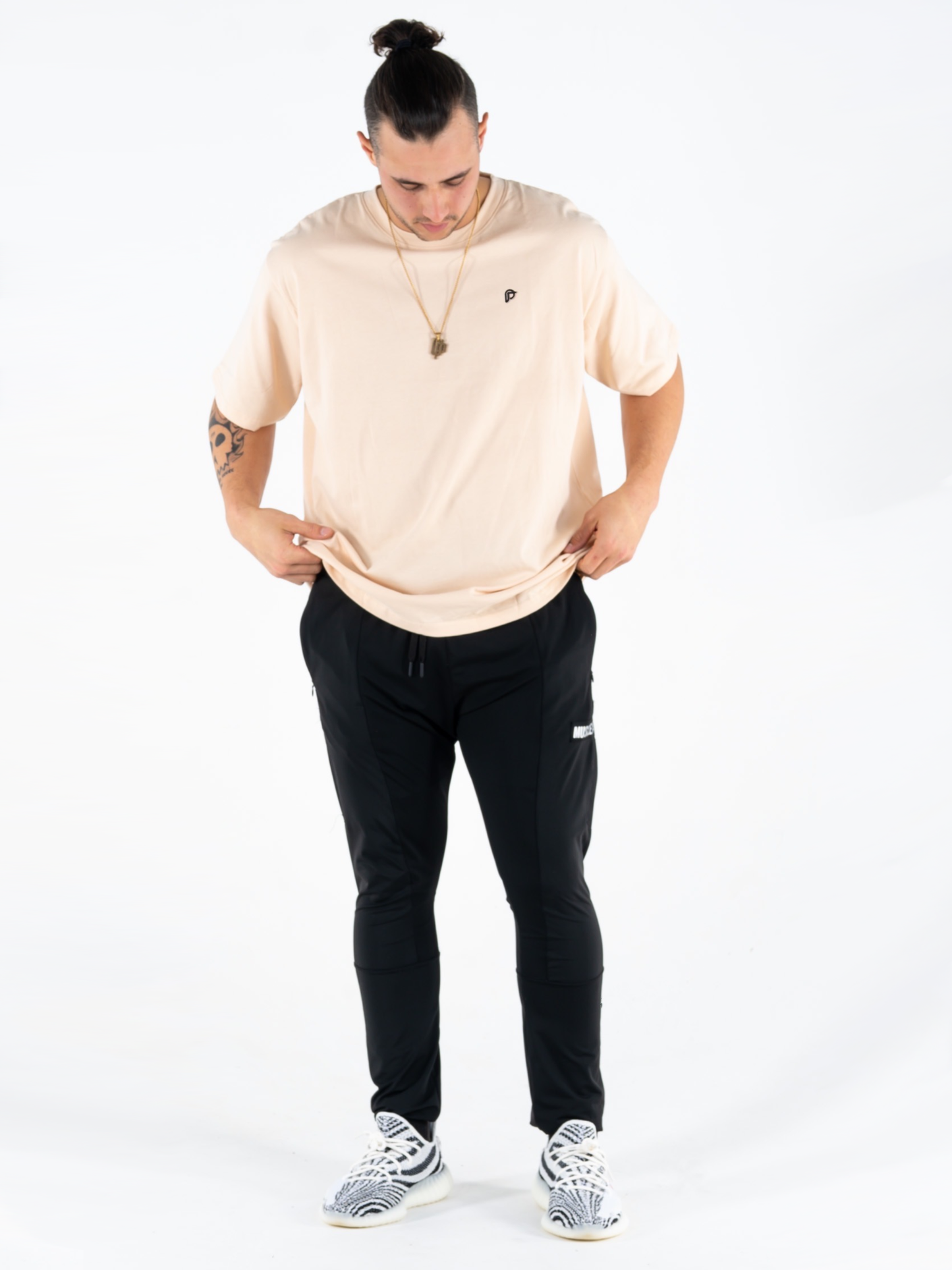 Beige Oversized Tee